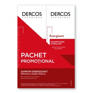 Vichy Dercos sampon energizant 200ml pachet promo (1+1-50%)