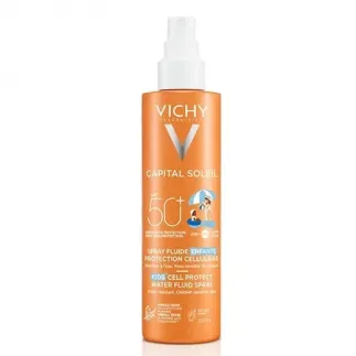 Vichy Capital Soleil Cell Protect spray fluid pentru copii SPF50+ 200ml